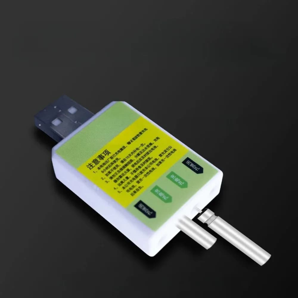 Flotteur lumineux rechargeable USB pour pêche de nuit avec batterie CR425 et perches lumineuses