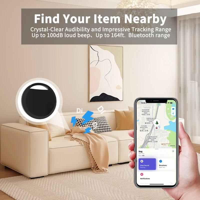 Airtag GPS étanche IPX5 - Tracker sportif Find My iPhone pour équipement pêche, enfants et animaux