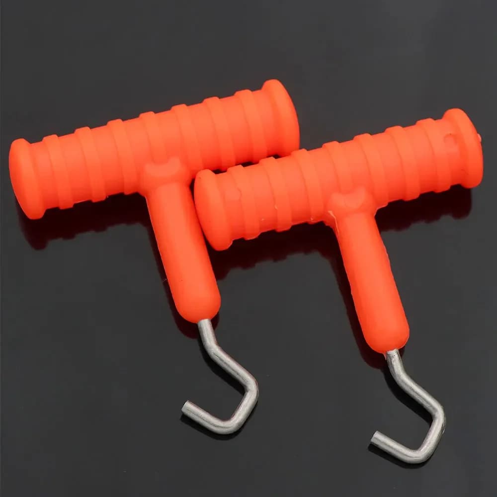 Outil montage hair rig pêche carpe 2 pièces pour nœuds hameçons équipement carpiste