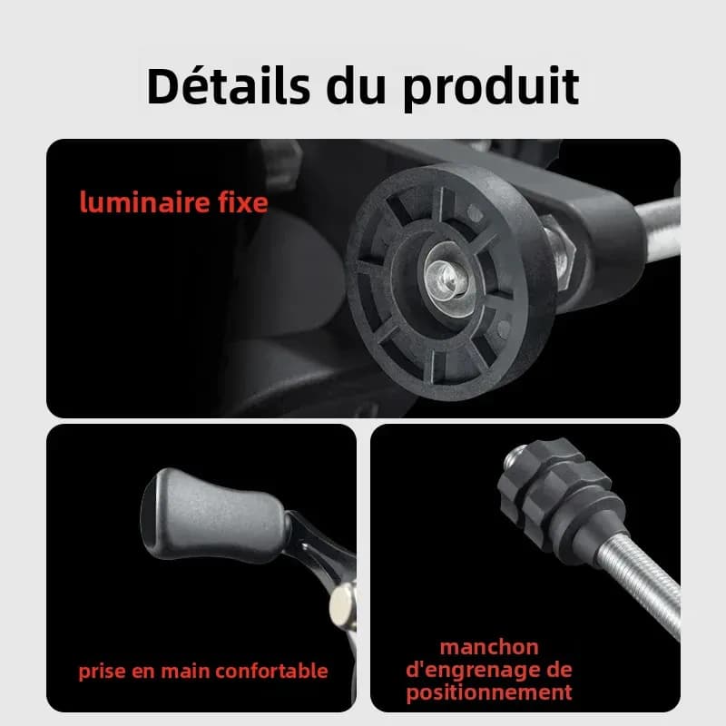 Bobineur de ligne de pêche léger LINNHUE antirouille robuste pour moulinet spinning et baitcasting