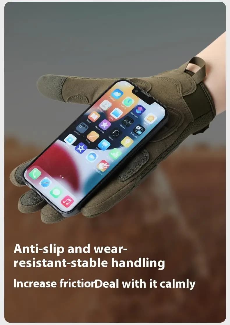 Gants tactiques Z354 protection ultime pêche chasse - doigts complets fibre anti-dérapante écran tactile
