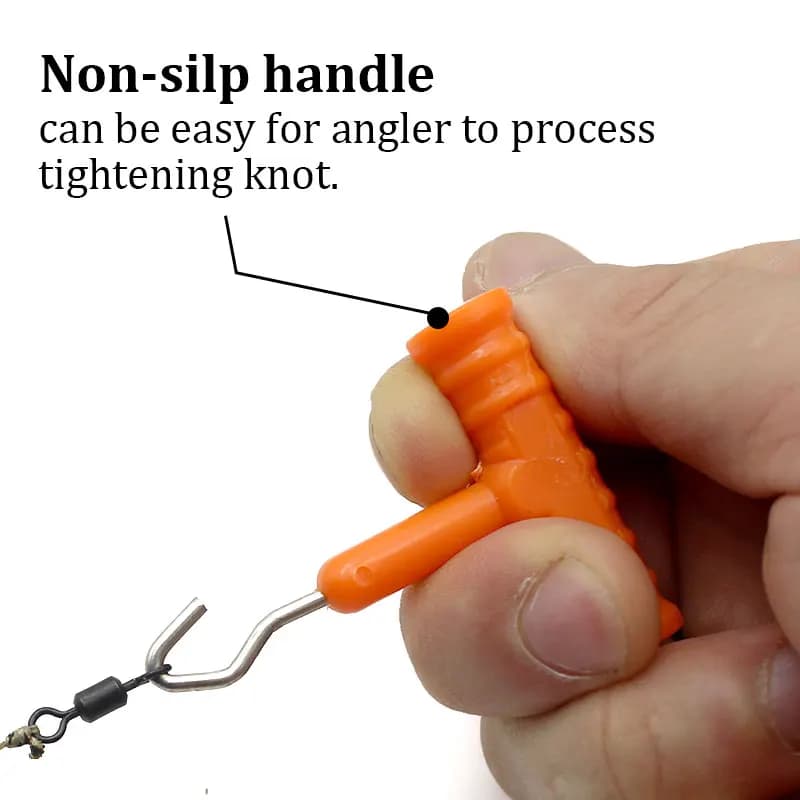 Outil nœud cheveu pêche carpe 2 pièces - Matériel montage hair rigs avec accessoires hameçons