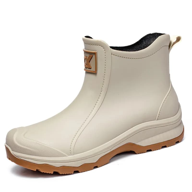 Bottes de pluie basses homme mode toutes saisons antidérapantes résistantes PVC