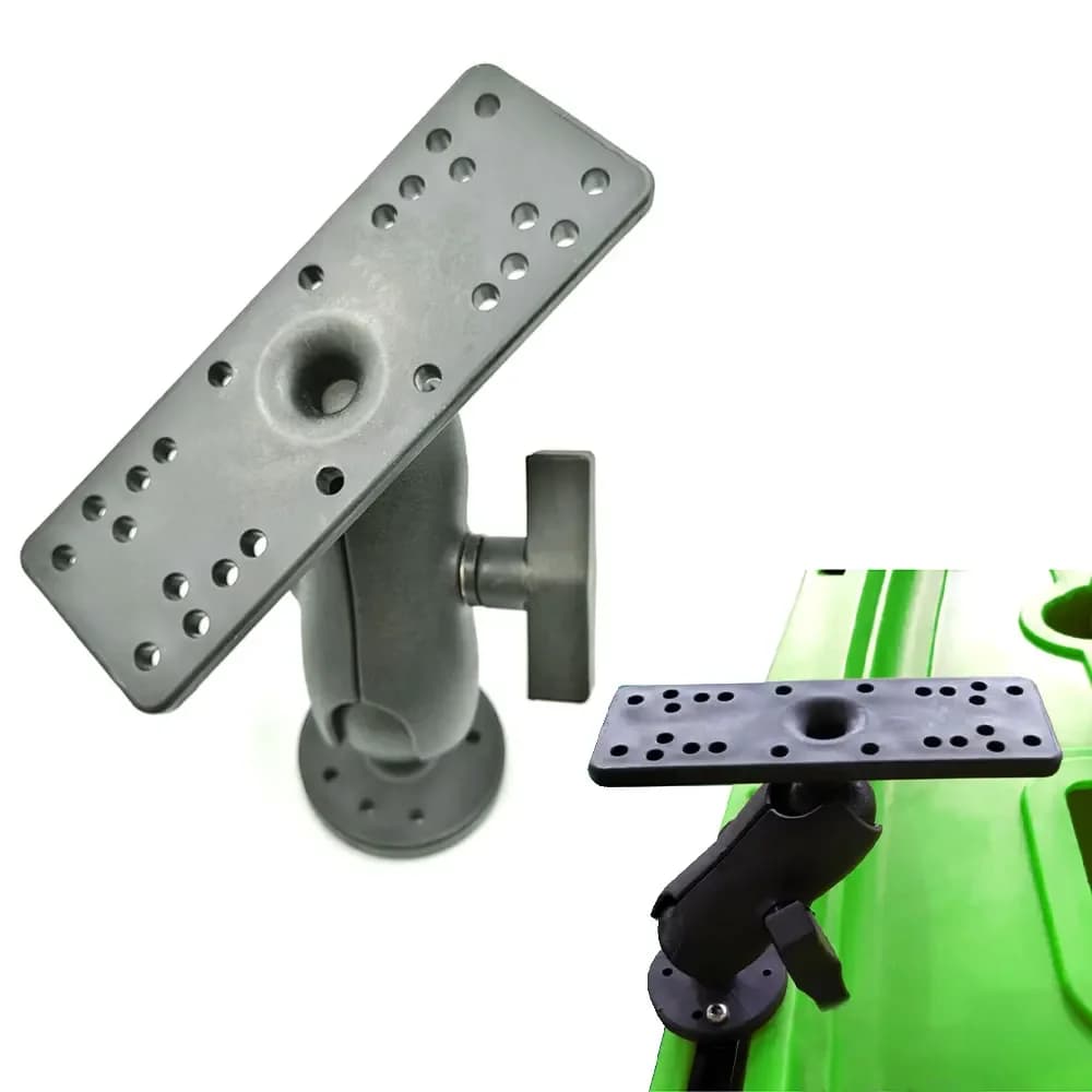 Support rotatif universel pour sondeur de pêche - Plateau pivotant 360° pour GPS et fish finder