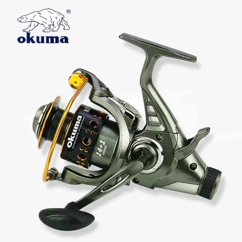 Moulinet OKUMA frein double relâche avant arrière 12KG dragage pour pêche sportive