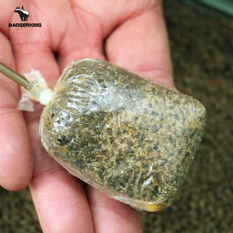Lot de 50 sacs PVA solubles pour la pêche à la carpe, biodégradables et à dissolution