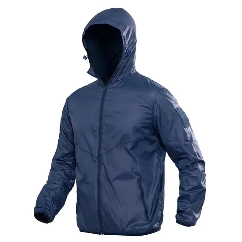 Vente chaude veste tactique été homme outdoor séchage rapide camping pêche militaire camouflage capuche anti-UV