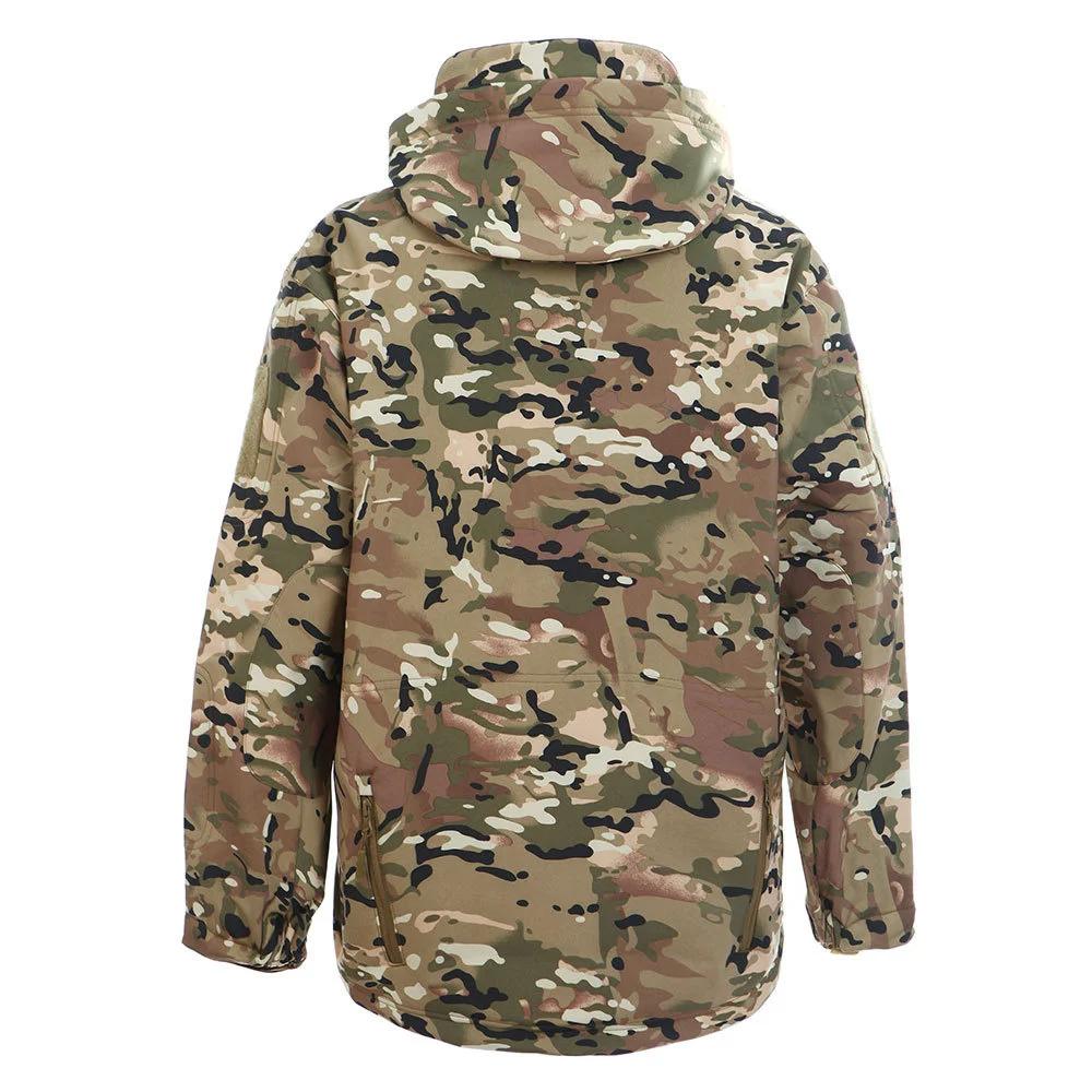 Veste camouflage tactique polaire imperméable multicam pour pêche airsoft et activités outdoor