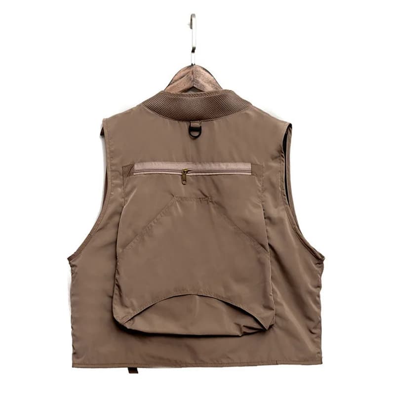 Gilet pêche coréen 2026 séchage rapide matériau respirant veste sécurité sauvetage sports outdoor