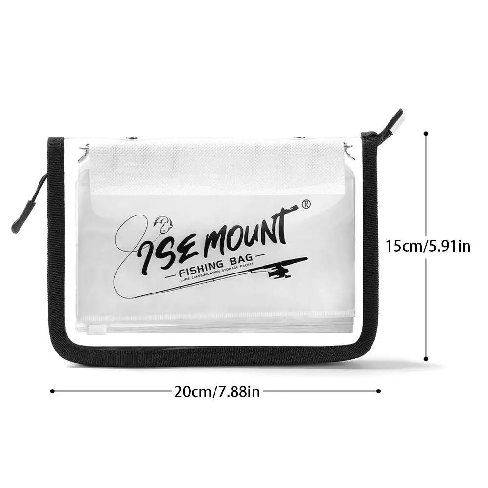 Sac étanche PVC transparent pour leurres de pêche organisateur boîte rangement appâts artificiels