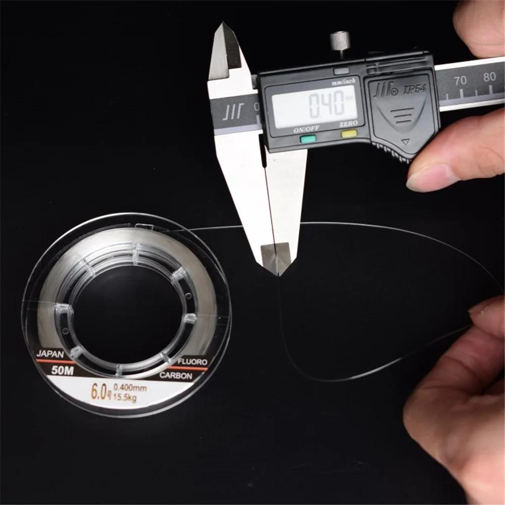 Ligne de pêche fluorocarbone Mavllos Ancient 100% invisible et coulante pour bas de ligne