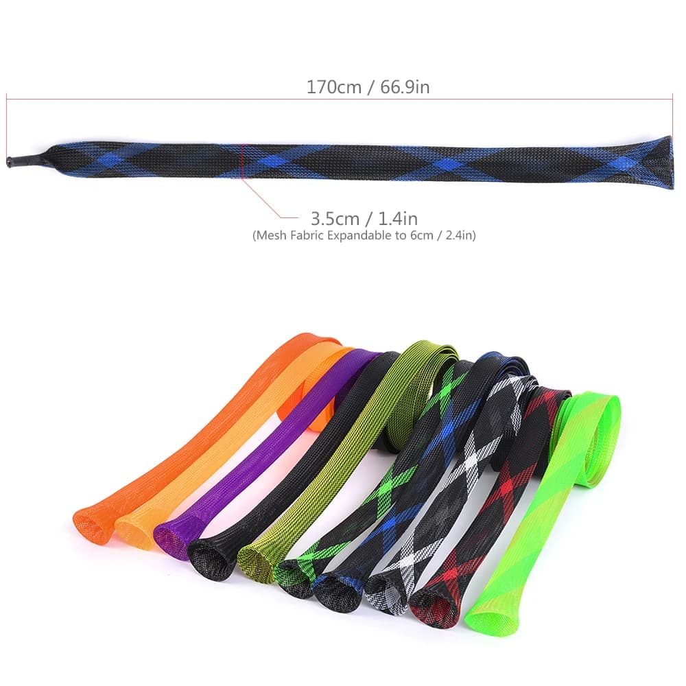 Étui de protection pour canne à pêche 190cm - Manchon couvre-canne spinning durable pour pêche en mer