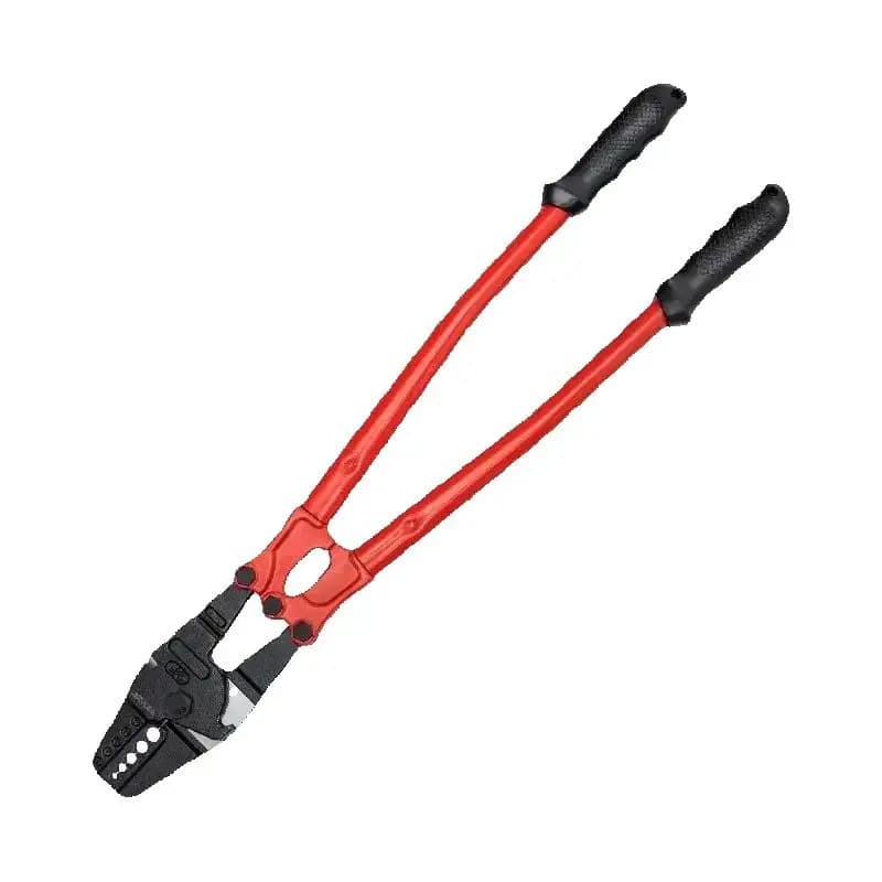 Pince à sertir SucceBuy 24/30 pouces pour câbles avec manche isolé et coupe-manchons - Outil pêche professionnel