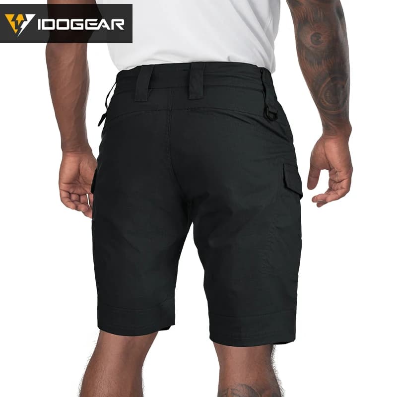 Short tactique pêche IDOGEAR homme séchage rapide multi-poches stretch randonnée vélo été