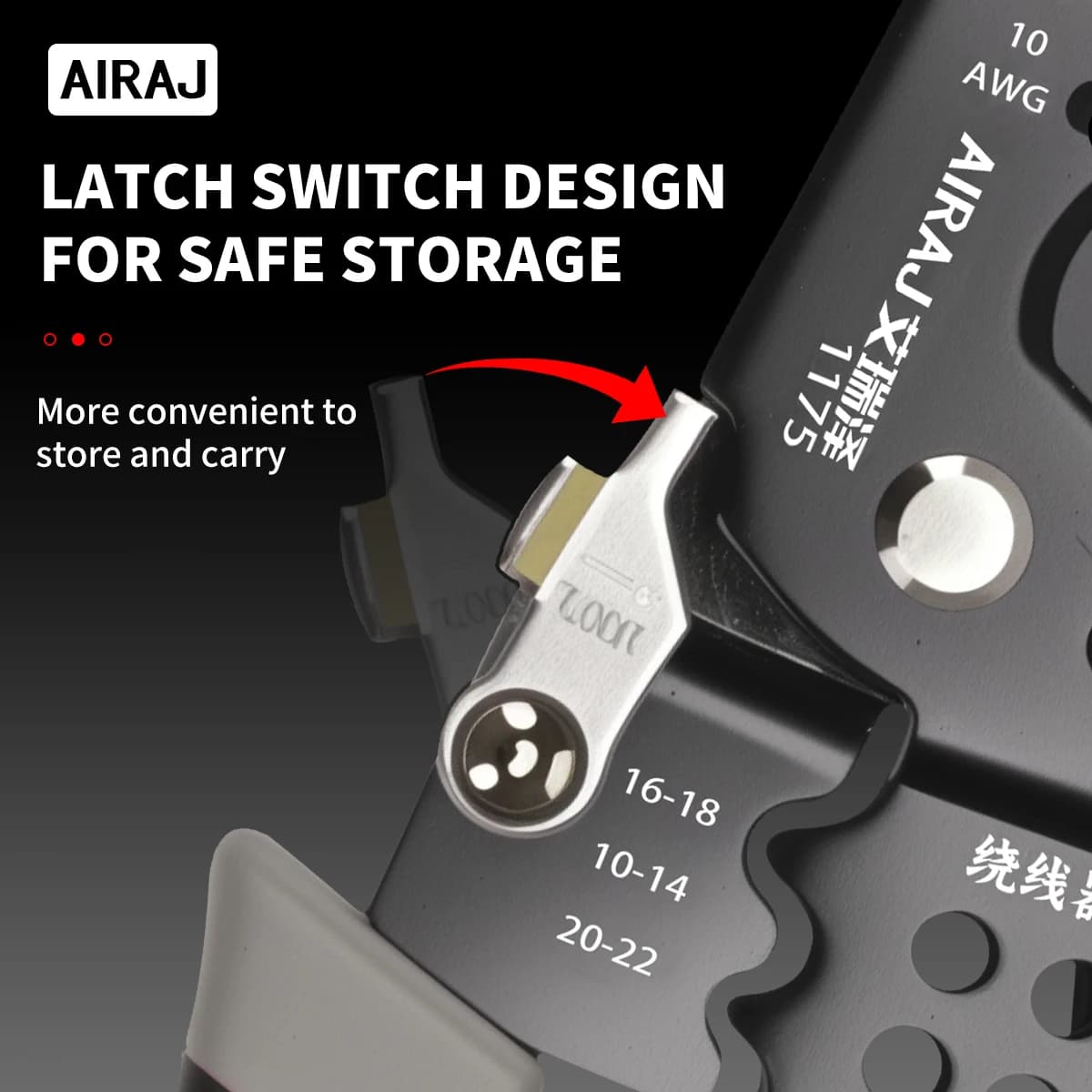 Pinces électriques AIRAJ multifonctions - Outils main pour mécanique et sertissage spécialisé pêche