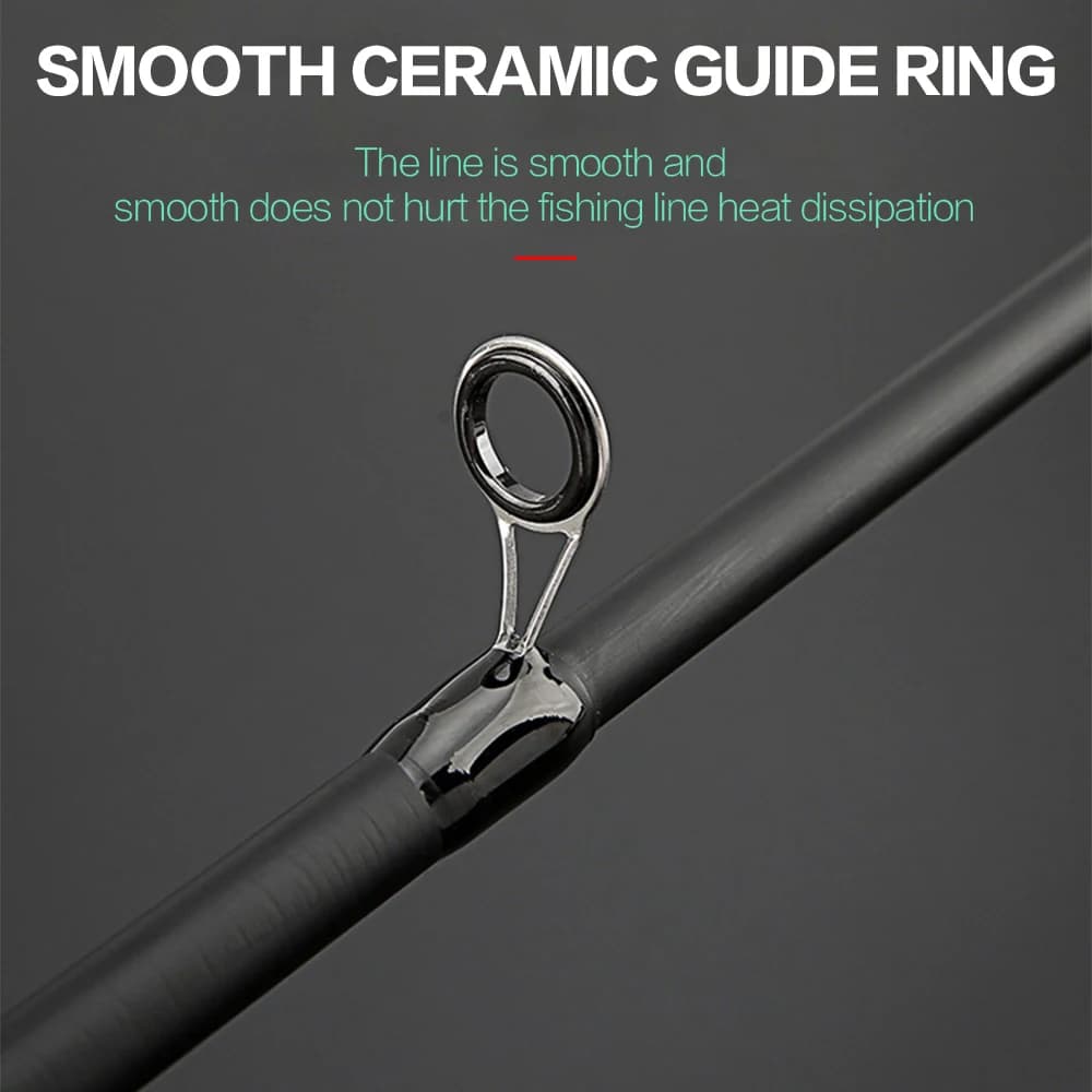 Canne télescopique pêche roche 1.8M-2.7M spinning mouche carp feeder - Canne voyage ultra légère fibre carbone