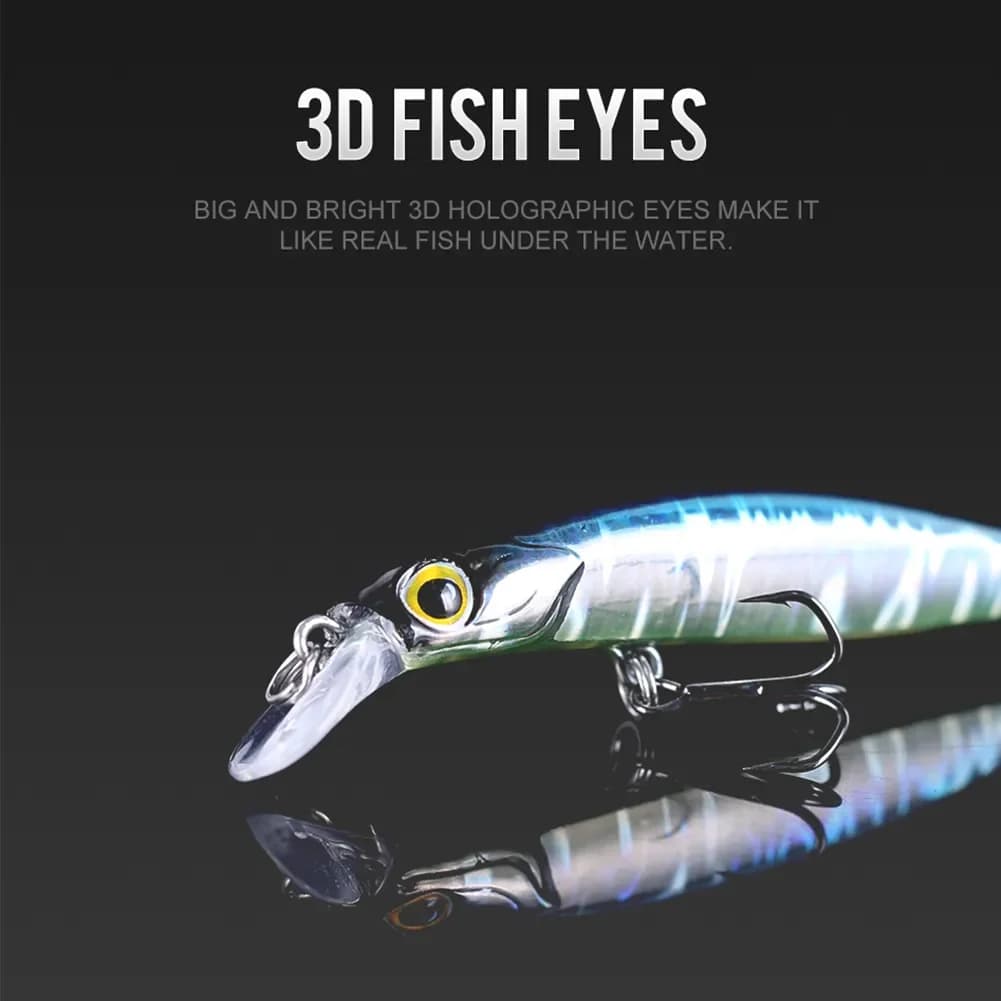 Leurre de pêche dur leurre souple minnow coulant 60 à 105mm pour lancer long et pêche sportive magnétique