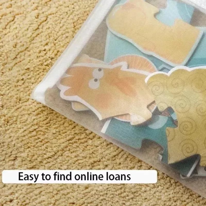 Sacs rangement transparents mailles puzzles jouets pêche enfants leurres accessoires tri