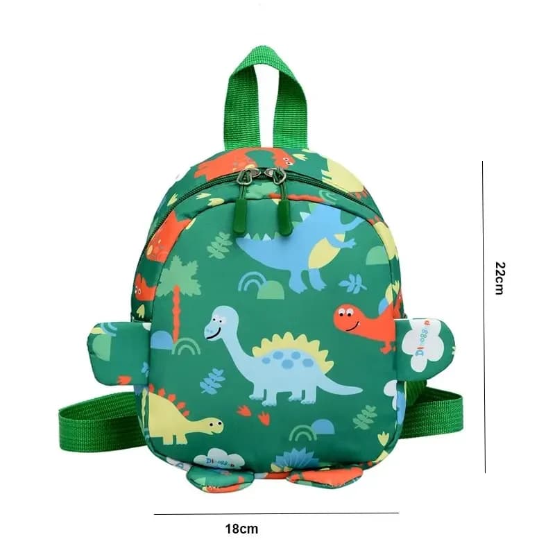 Sac à dos enfant dinosaure mignon : cartable réglable maternelle pour garçons et filles, animaux rigolos