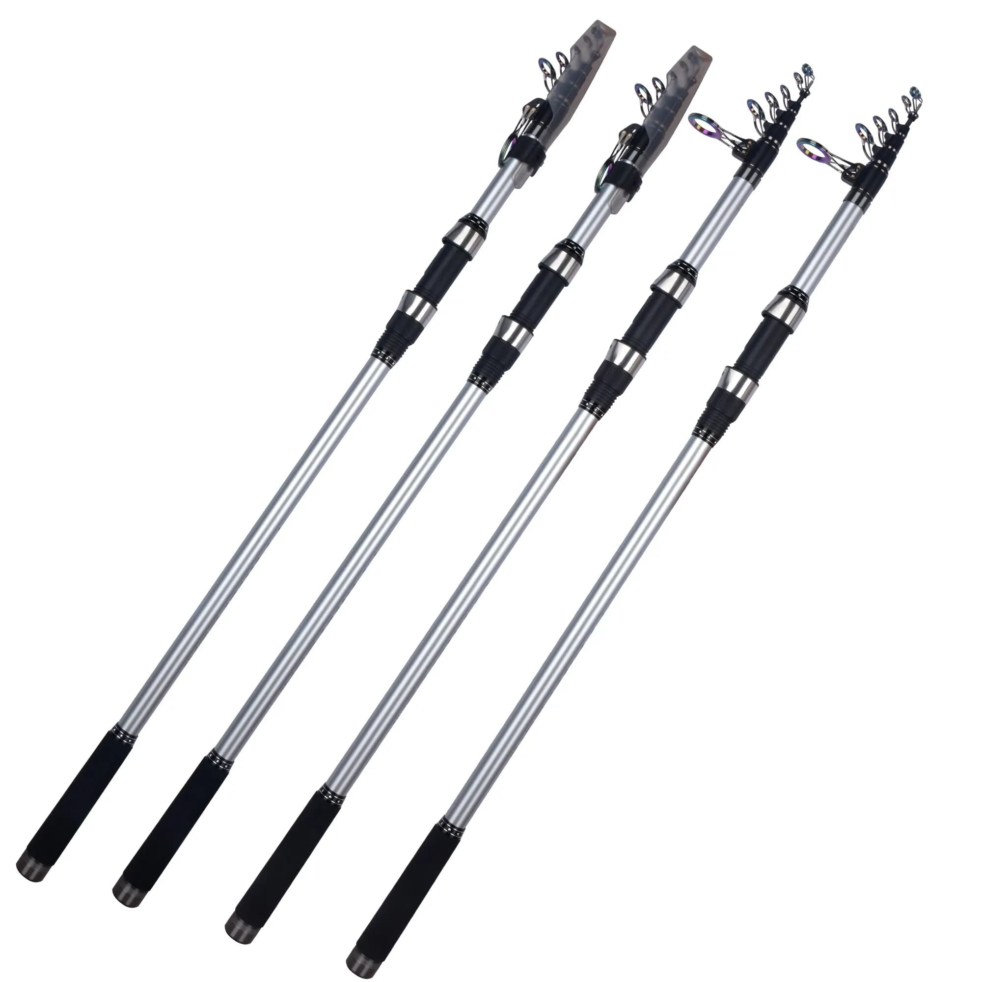 Canne à lancer surf télescopique carbone 30T puissance 60-200g longueur 3.9m à 5.3m pêche plage BIUTIFU