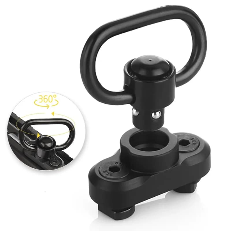 Adaptateur de montage pour sangle sur rail Mlok - Fixation rapide QD accessoire fusil chasse