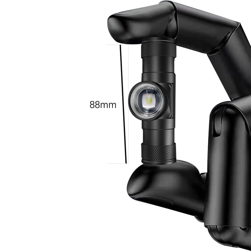 Nouvelle lampe frontale LED haute puissance rechargeable 18650 USB Type-C pour pêche