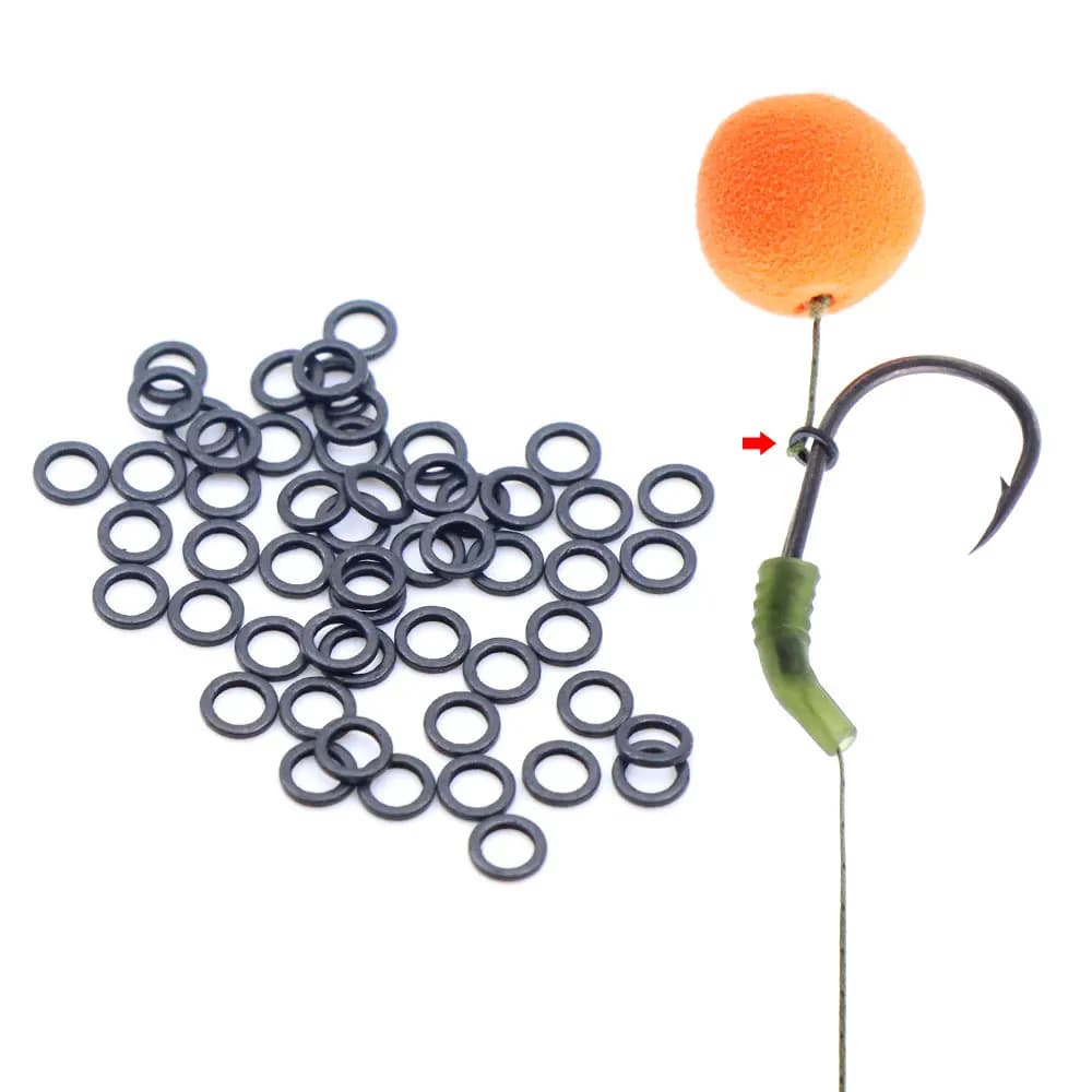 50 Pièces Swivels Ronds pour Pêche à la Carpe - Accessoires Montage Hair Rig Chod Pop up Boilie