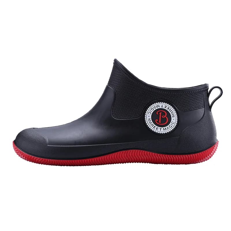 Chaussures aquatiques couple anti-dérapantes imperméables légères bottes de pluie unisexe
