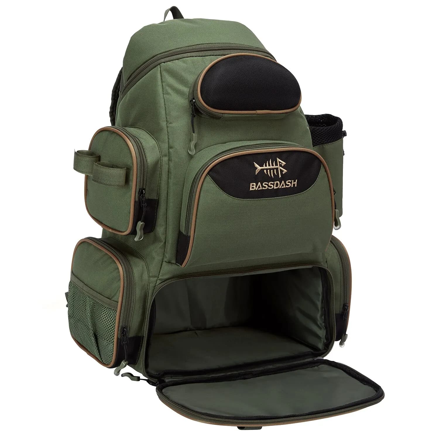 Sac à dos pêche tactique léger Bassdash multifonction boîte à pêche rangement matériel complet