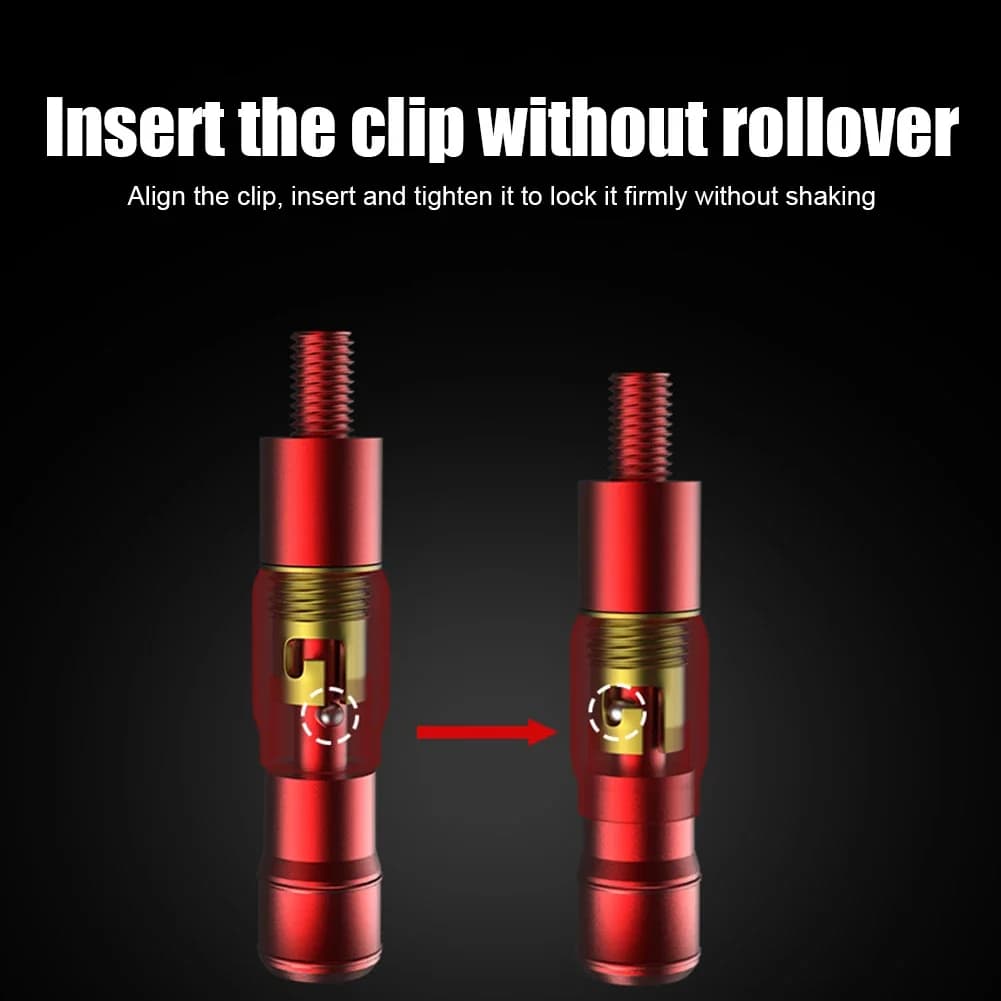 Adaptateur anti-rotation pour épuisette - Fixation sécurisée pour filet de pêche - Accessoires pêche