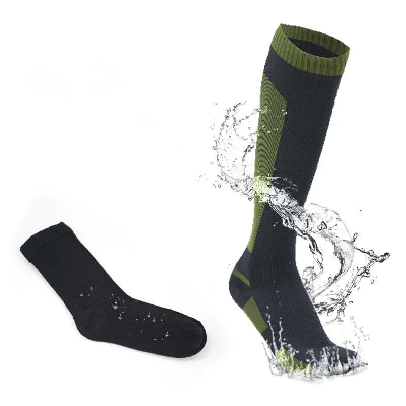 Chaussettes étanches hautes unisexe - Imperméables pour pêche en wading, randonnée et ski