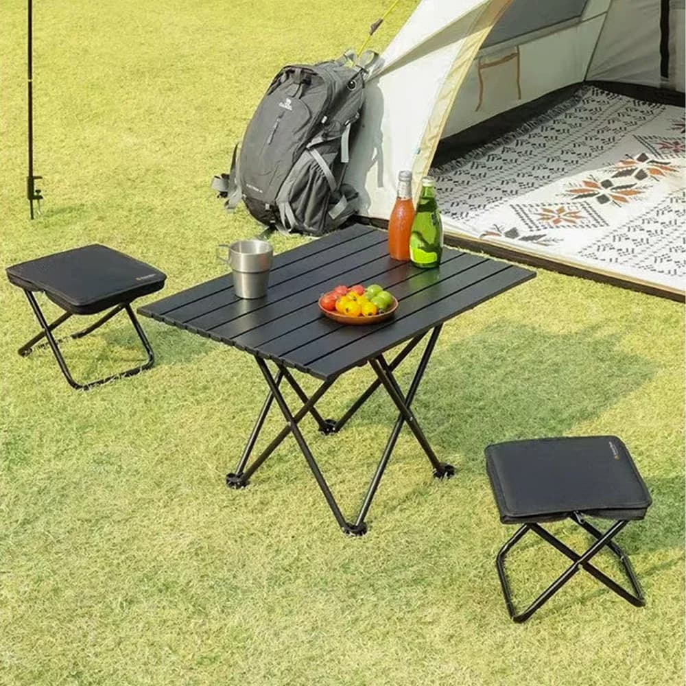Chaise d'attente pliante ultra-légère pour pêche - Siège sac à dos parc d'attractions randonnée