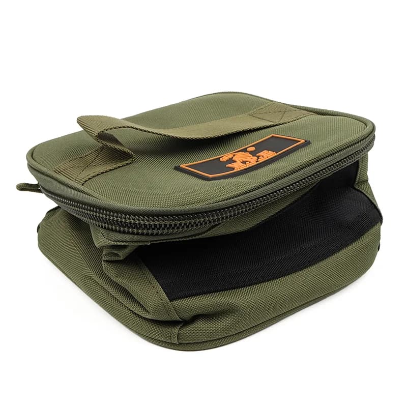 Pochette de rangement universelle pour moulinets pêche 500-10000 série tissu Oxford vert durable