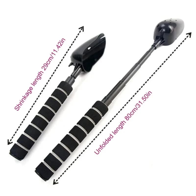 Cuillère lance-appâts rétractable - louche pêche légère manche long antidérapant accessoire amorçage