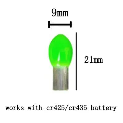 20 pièces de bâton lumineux pour pêche de nuit, 6 couleurs, compatible CR425 CR435 CR311 CR322
