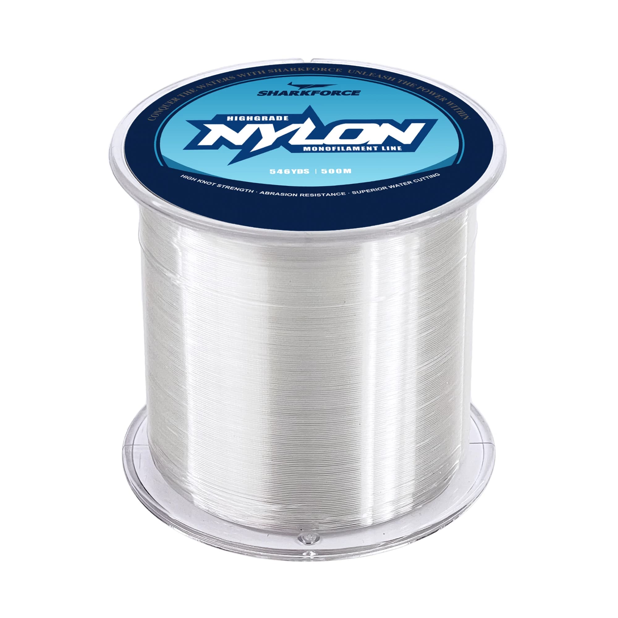Ligne nylon monofilament 500m/546yds transparente 7-40lb absorbe chocs invisible - Classic fiable