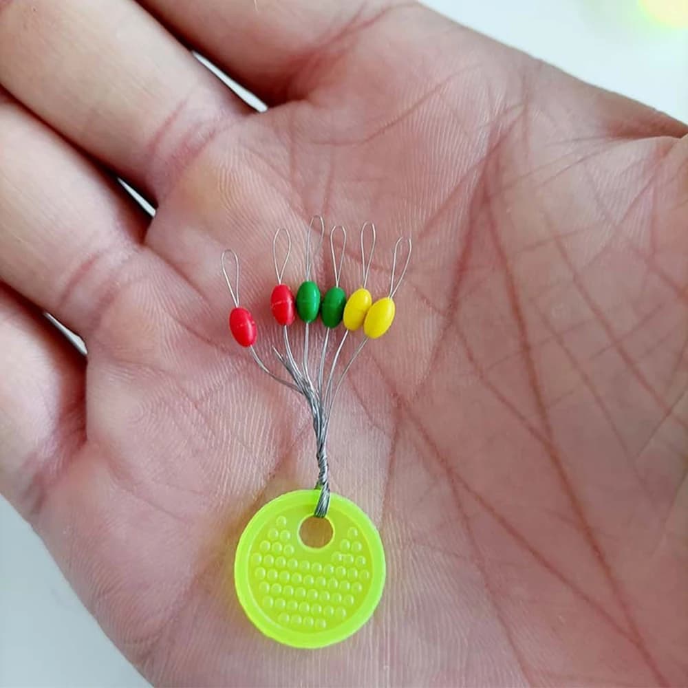 600 perles de pêche espaceurs pour flotteurs, 100 groupes de stop floats accessoires carpe et pêche au coup