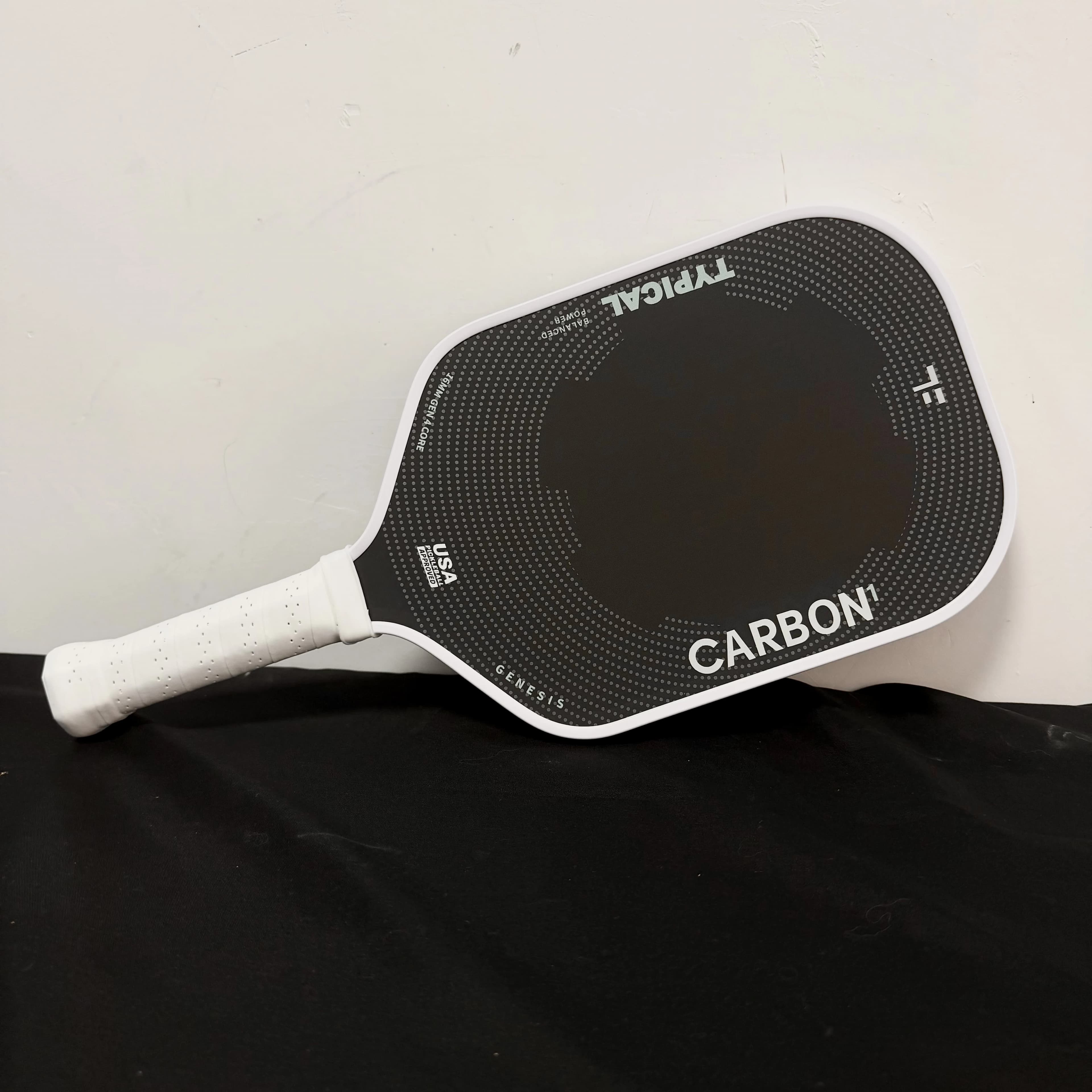 Raquette pickleball pressée à chaud T700 avec housse - Coeur mousse EPP 16MM grip antidérapant unisexe pêche