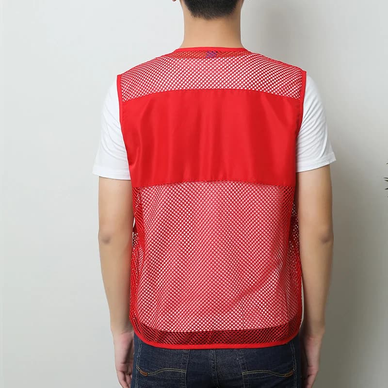 Veste filet pêche multi-poches été 2023 - Veste sans manches légère pour pêcheur avec nombreux rangements