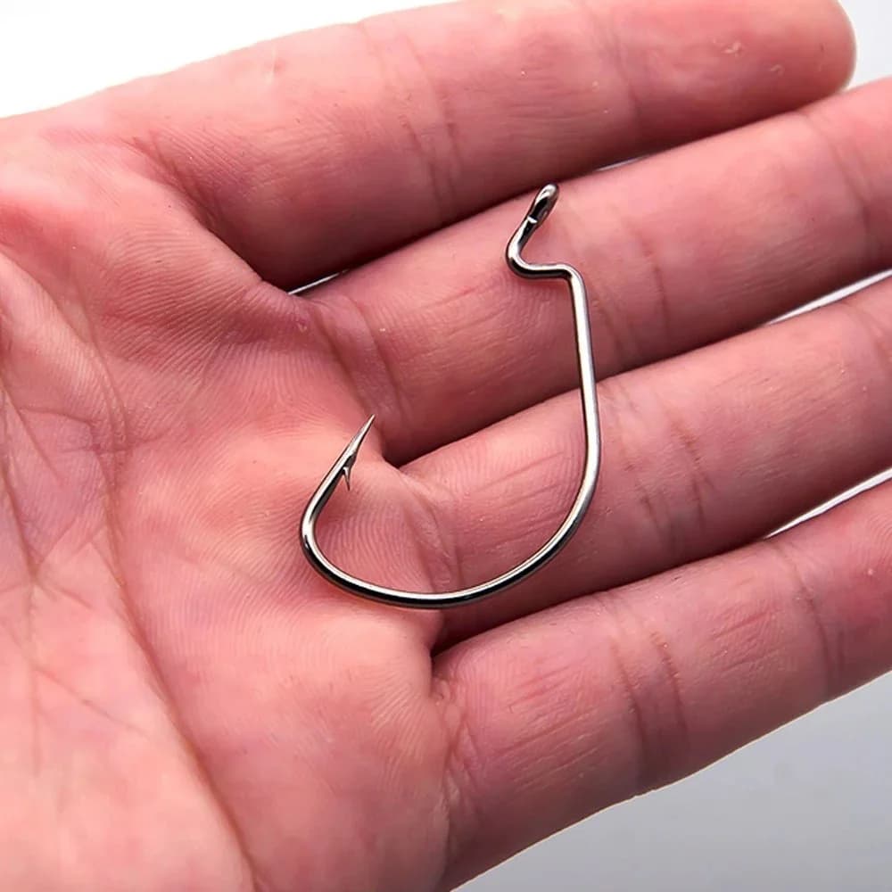 Hameçon triple Gamakatsu offset pour vers, leurres et pêche de la carpe en mer et étang