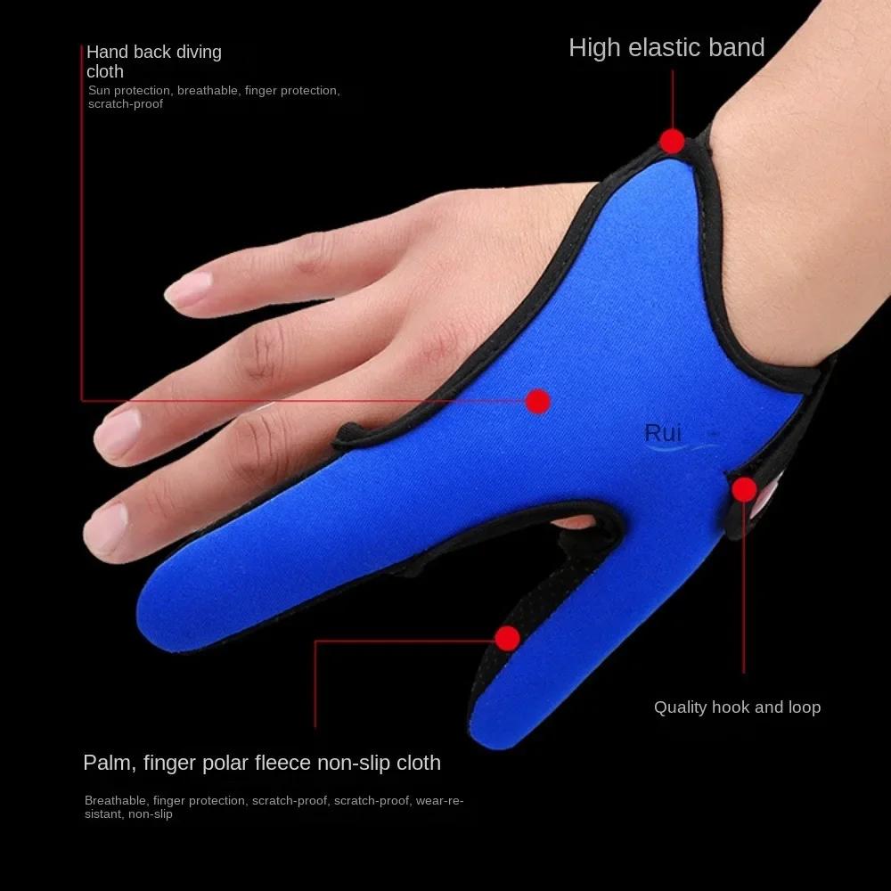 Gants de pêche anti-coupure un doigt protection renforcée contrôle canne matériaux durables