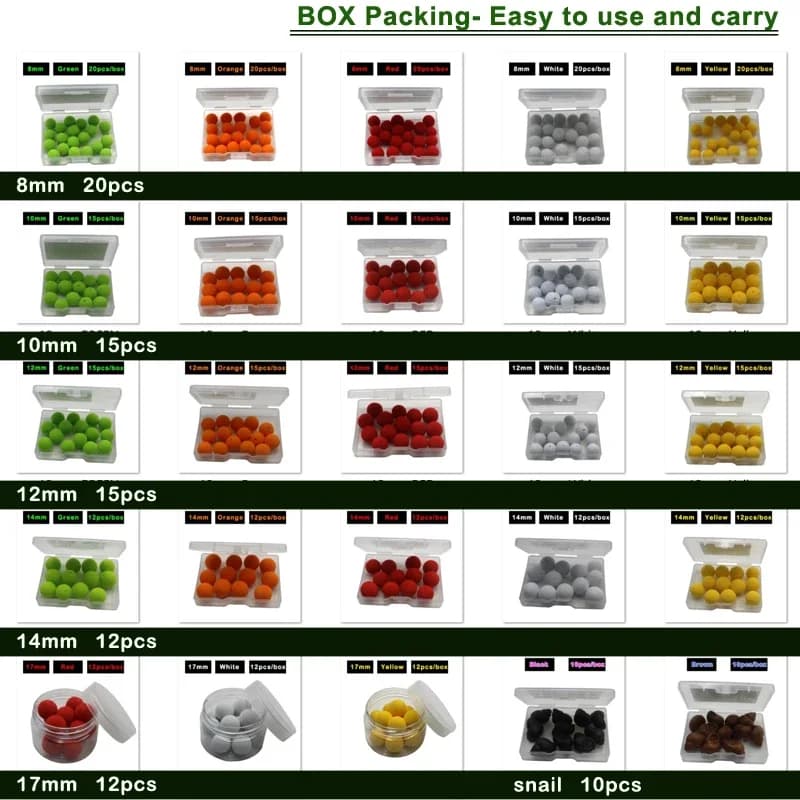 Boilies flottants pour pêche à la carpe - appâts pop-up pour hair rig et method feeder - accessoires pêche