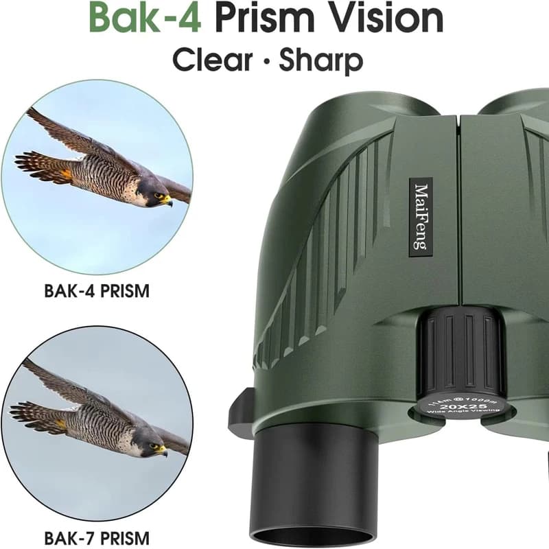 Jumelles 20x25 professionnelles HD pocket waterproof étanches pour observation camping portable chasse outdoor