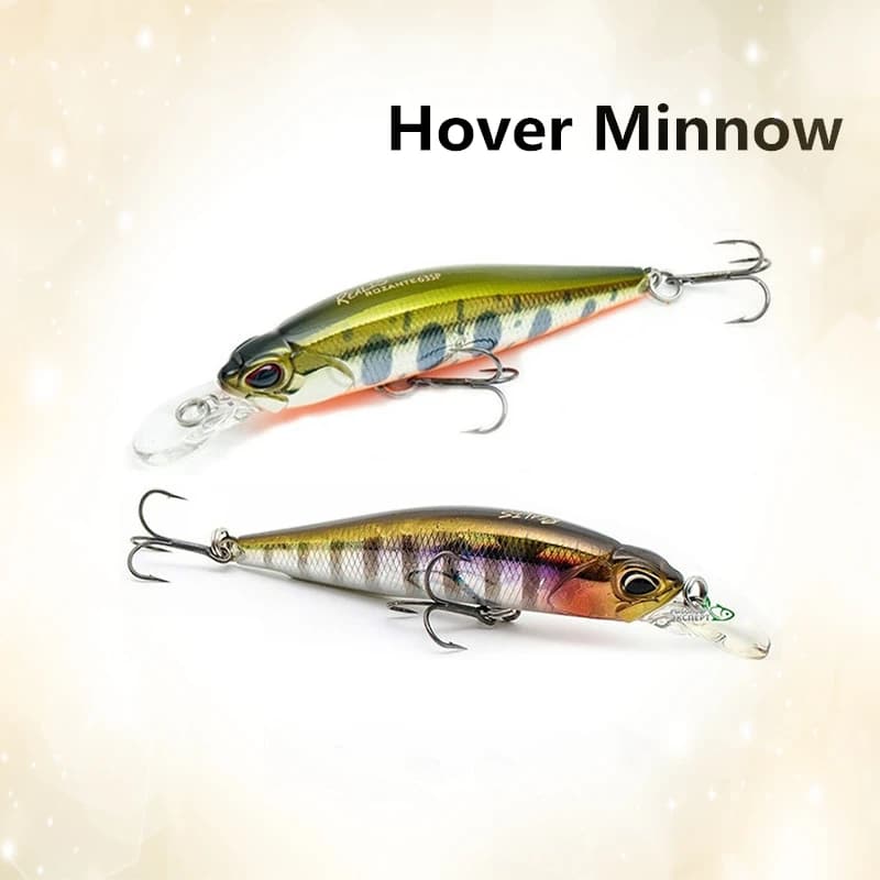 Leurre dur pêche minnow sinking 77mm 63mm jerkbait wobbleur pour truite et perche carnassier