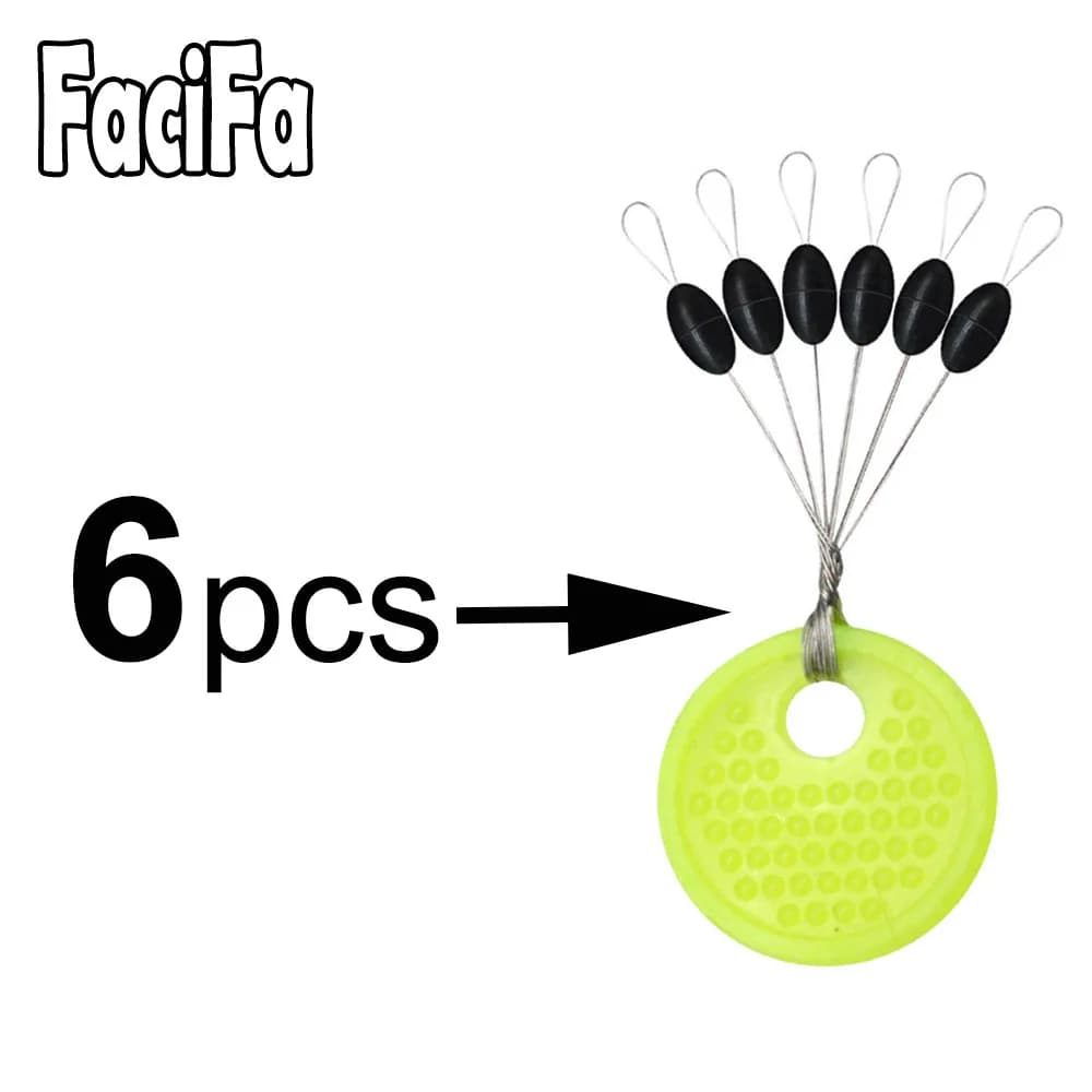 60 stop-lignes en silicone anti-enchevêtrement pour montage de flotteurs pêche professionnelle résistance accrue