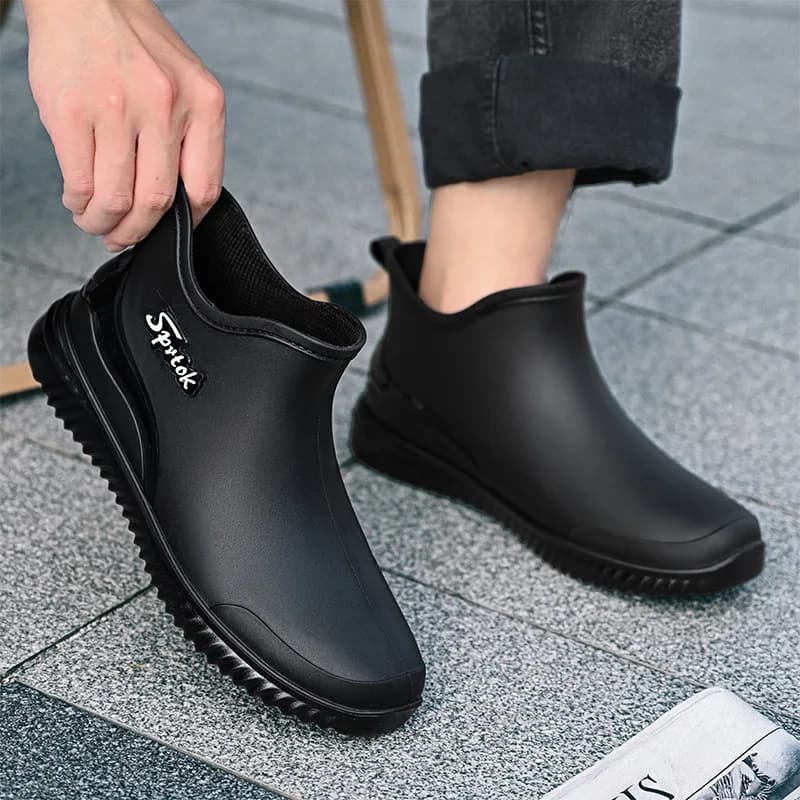 Chaussures pêche homme imperméables antidérapantes chef cuisine PVC respirantes wading outdoor