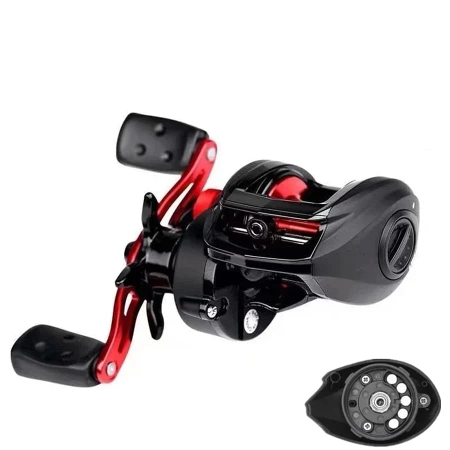 Moulinet baitcasting Black Max3 original 6.4:1 frein 8.1kg droit gaucher pêche eau douce