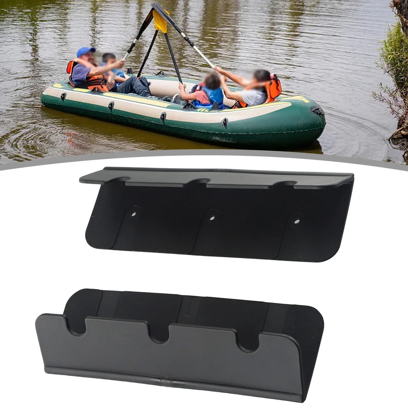 Crochets PVC pour siège de bateau de pêche - 2 pièces pour bateaux gonflables kayaks et canoës