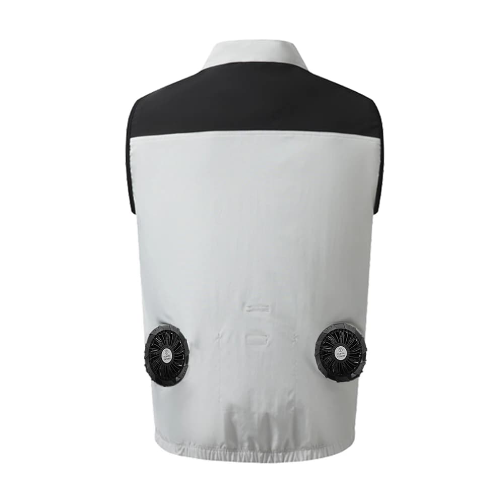 Veste rafraîchissante pêche été - Ventilateur intégré - Veste sans manches résistante chaleur