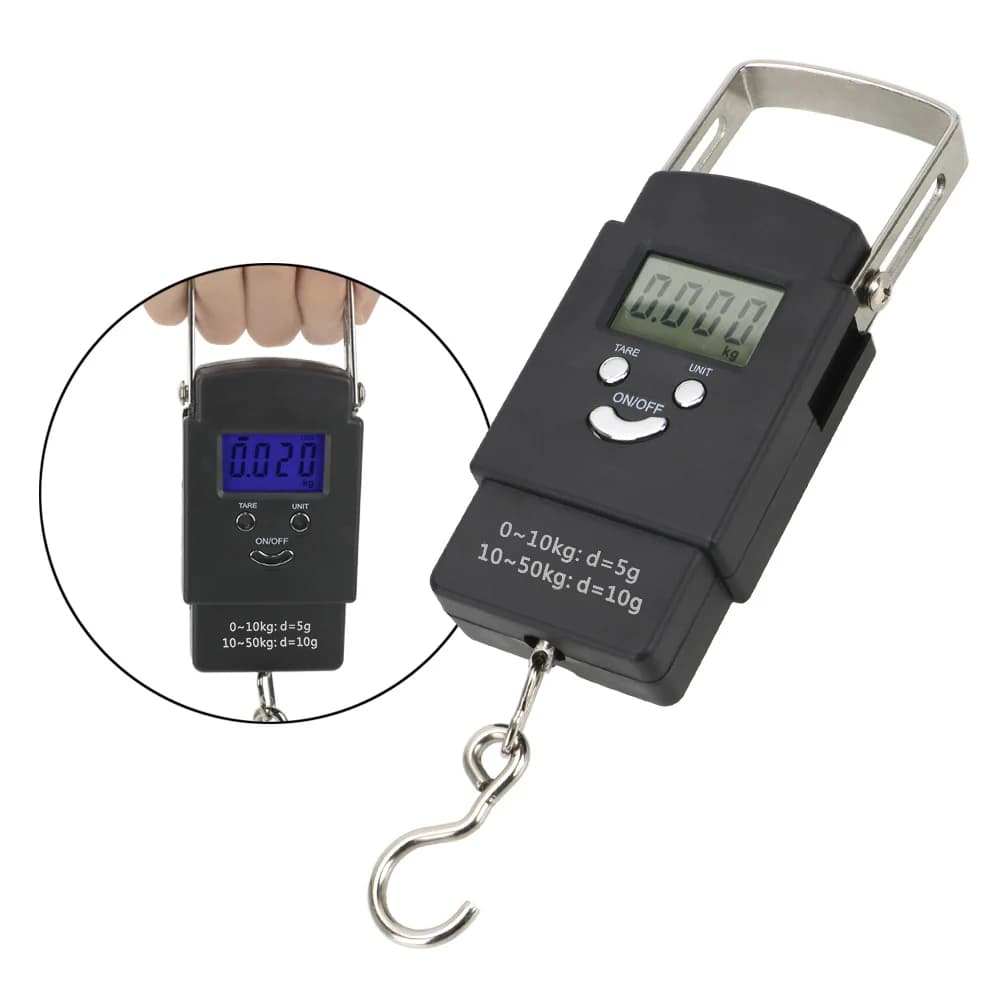 Balance digitale suspendue 50Kg/110lb portable pour pêche voyage et maison
